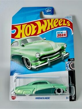 Hot Wheels Rod Squad Hirohata Merc Mint Green NEW For 2024 5/5 143/250